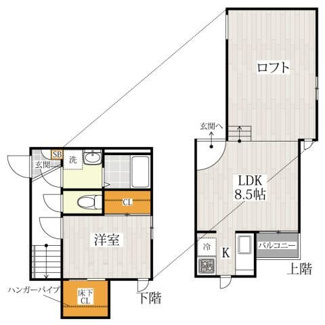【間取り】 | ＣＢ与野本町リュッカ | 間取りです。