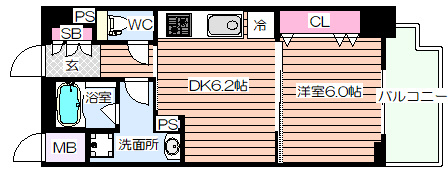 【間取り】 | エステムコート新大阪Ⅹザ・ゲート