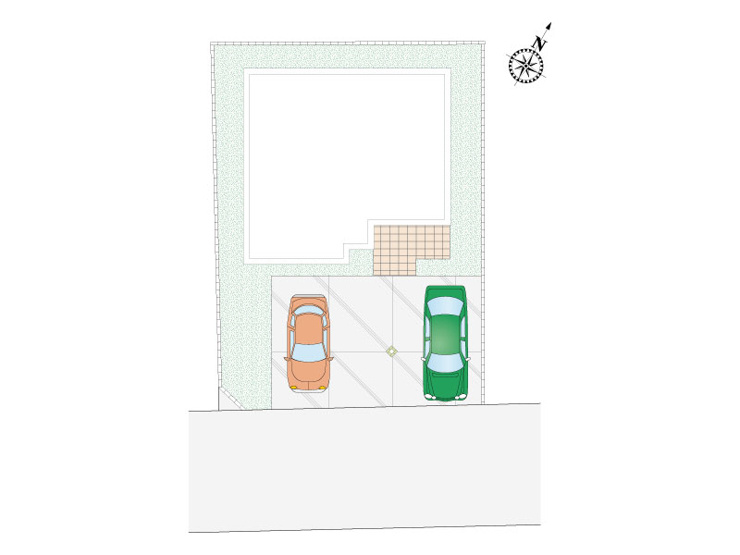 本宿５丁目２区画　2号棟　区割図