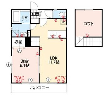 シエルリーブルの間取り|使い勝手の良い間取りです♪