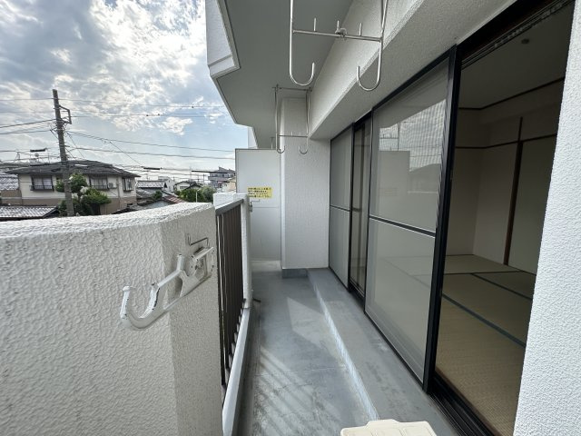 クレスト南浦和弐番館のバルコニー