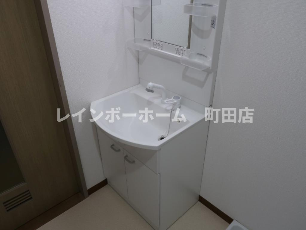 プラザ矢部※初期費用分割あと払いサービス利用可能物件の独立洗面台|※別号室参考写真