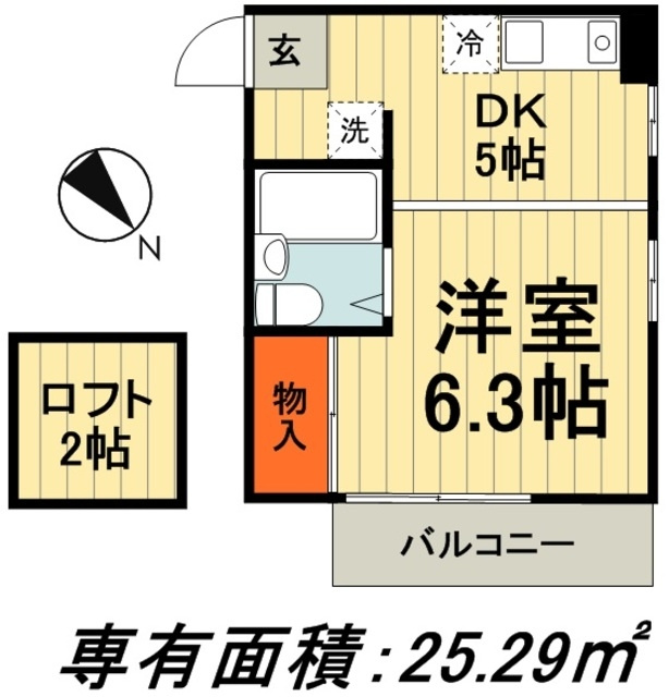 ブオナスタンザ市川 の間取り