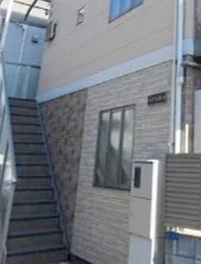 大田区大森北３丁目のアパートのエントランス