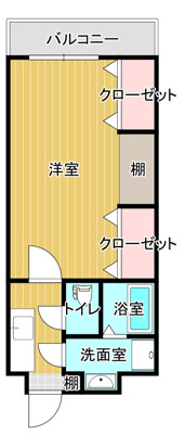 ソレイユⅡの間取り