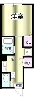 チェスナッツ蒲田の間取り|間取りです。