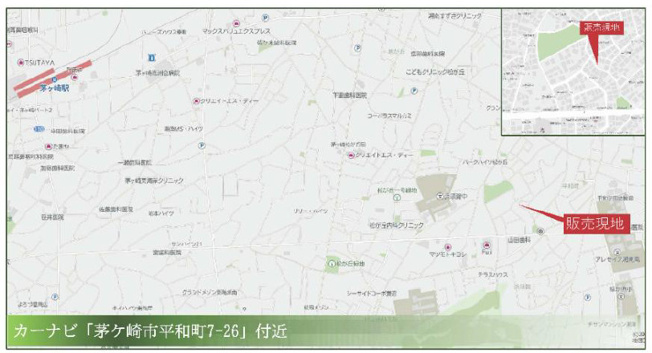 【地図】 | 茅ヶ崎市平和町新築戸建