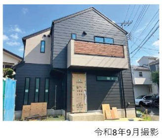 【外観】 | 茅ヶ崎市平和町新築戸建 | 外観（建築中：令和8年9月撮影）