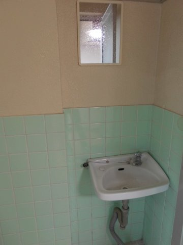 日下マンションの洗面所