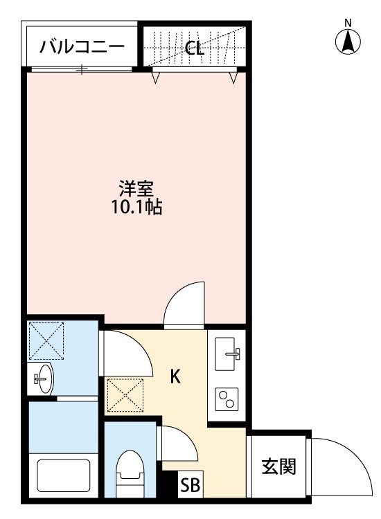 ソレイユ西東京の間取り