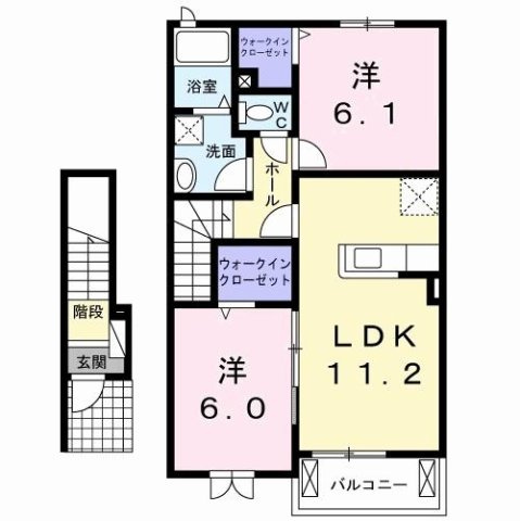 ラッフィナートの間取り