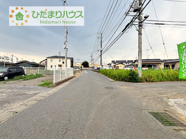 【前面道路含む現地写真】 | 土浦市木田余西台第2　新築戸建　9号棟 | 7/30撮影