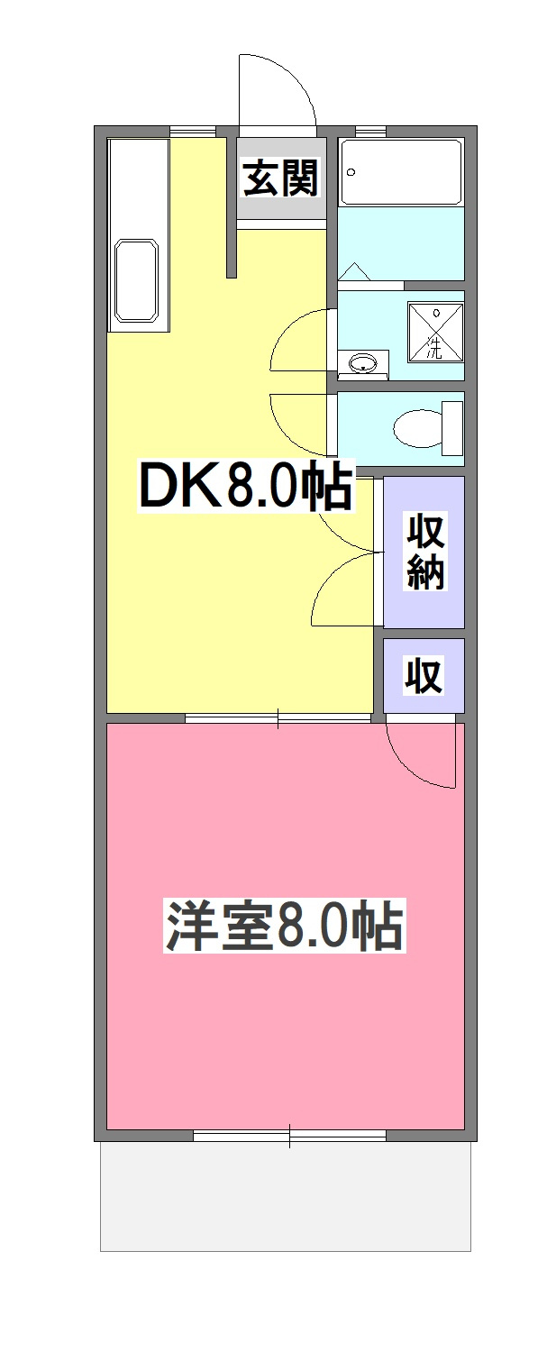 アゼル下里の間取り