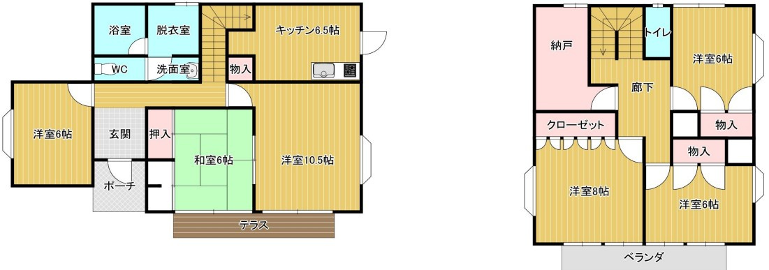 KTプレイスの間取り