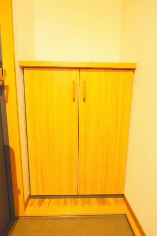 ヴェルソー中筋A棟の玄関