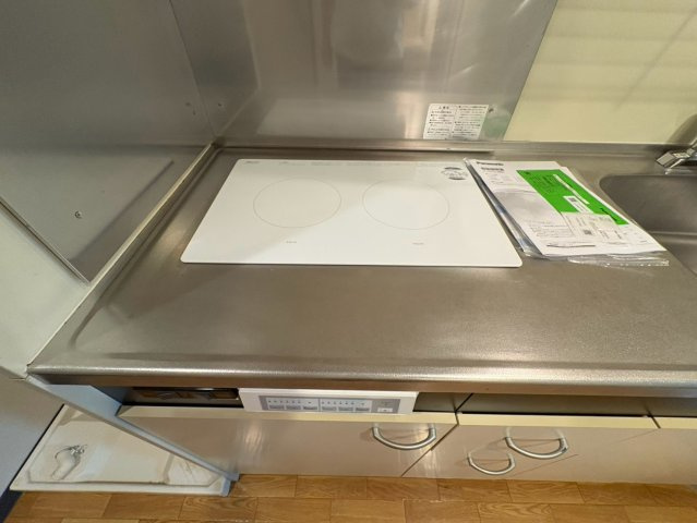 スクエアK2宝塚のキッチン|コンパクトなキッチンで掃除もラクラク