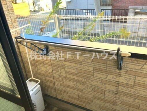 エクセルハイツⅢ番館のバルコニー