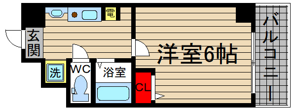 ハクユウ元町の間取り