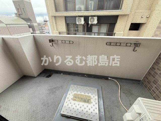 リーガル都島のバルコニー