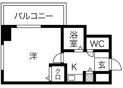リーガル都島の間取り