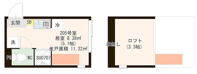 ハーモニーテラス平井Ⅸ の間取り