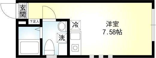 ＭＩＮＡＭＩ－ＫＡＭＡＴＡ　ＲＥＳＩＤＥＮＣＥの間取り|間取りです。