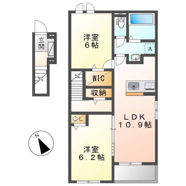 ラヴィベールアイⅡの間取り
