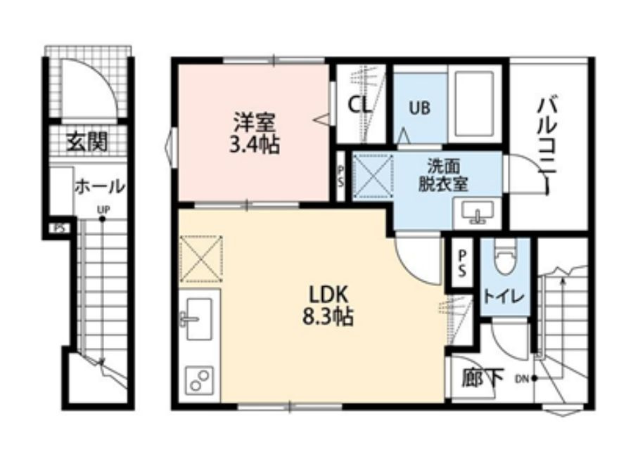 リーブルファイン新小岩の間取り