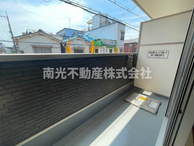 F+style大蓮北1号館のバルコニー