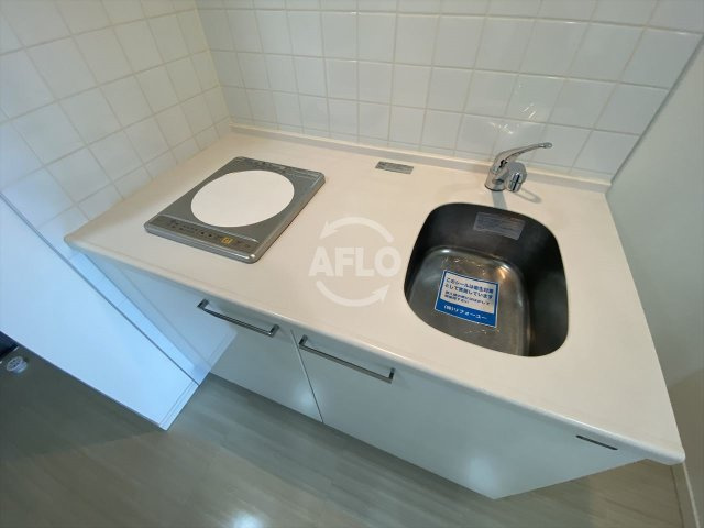 レオンコンフォート谷町六丁目のキッチン|レオンコンフォート谷町六丁目　1口IHシステムキッチン