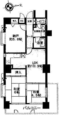 ヴェルドール西出町公園の間取り