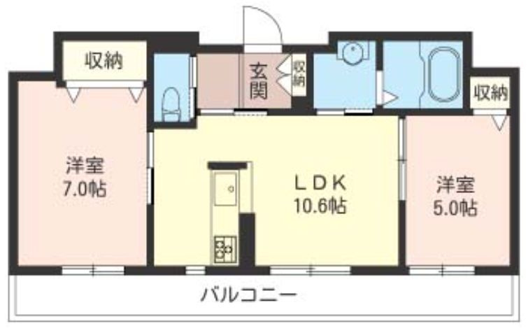 ニュークレセントの間取り
