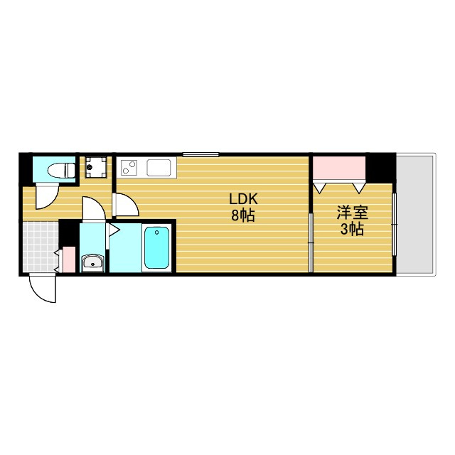 Pエンシンビルの間取り