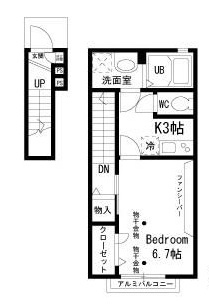 【間取り】 | フォレストメゾン５５１４ | 間取りです。