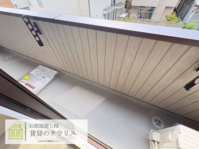 GRAMM桃山筑前のバルコニー