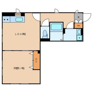 アジュール駒形の間取り