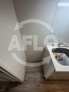 フォーリアライズ城東ファインのキッチン|フォーリアライズ城東ファイン　冷蔵庫置き場