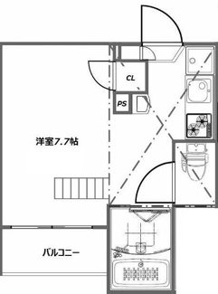 【間取り】 | アル・ソーレ亀有 | 間取りです。