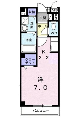 サニーメゾン1の間取り
