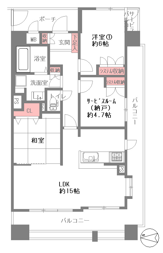 ヴァンデュール新大阪ＣｉｔｙＬｉｆｅの間取り