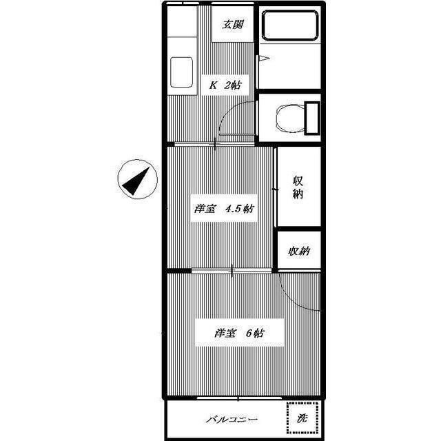 高松ハイムの間取り