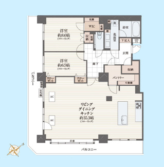 【間取り】 | ライオンズタワー池袋