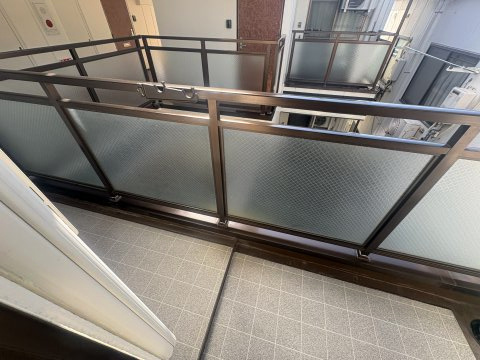 ハイムタケダT-5のバルコニー