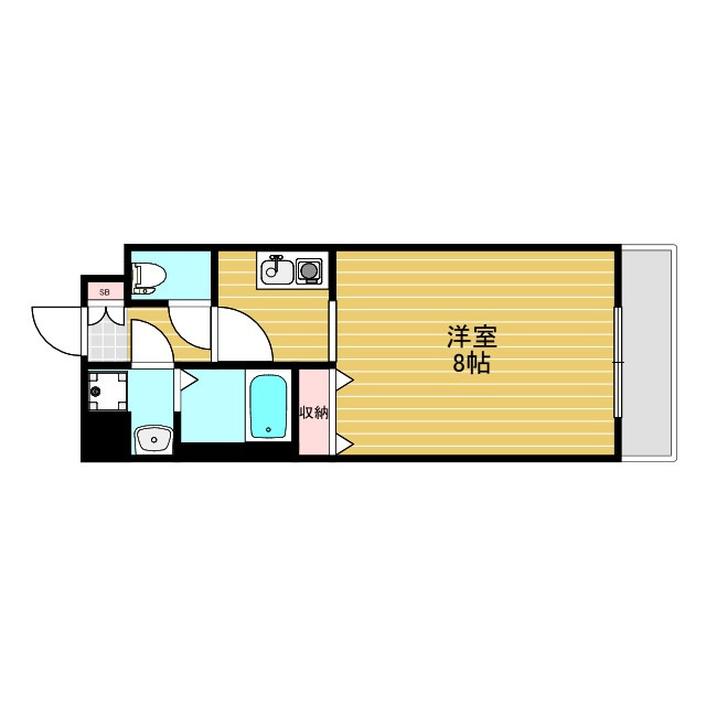 リセスコート2の間取り