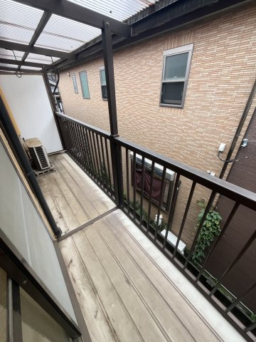 フローラル調布のバルコニー