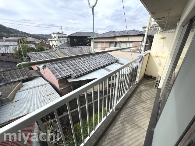 ベルハイツのバルコニー