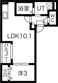 Warren hoshizakiⅢの間取り