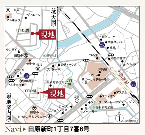 LiveleGarden.s小倉南区田原新町1丁目第四の地図