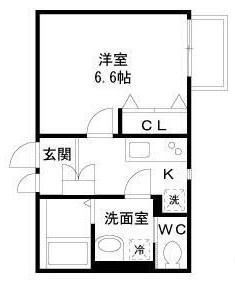 リベール　メゾンの間取り|間取りです。
