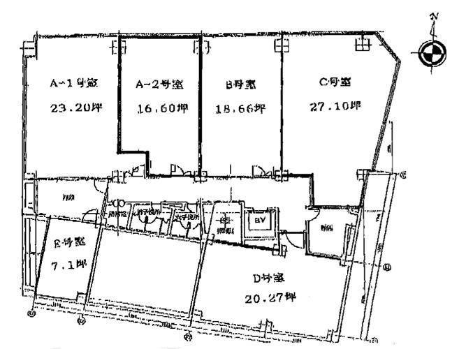 栗ビル（小浅ビル）　の間取り